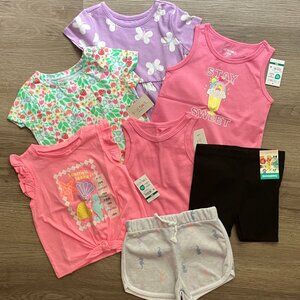 18 month Garanimals 7-Piece Girls Summer Bundle
